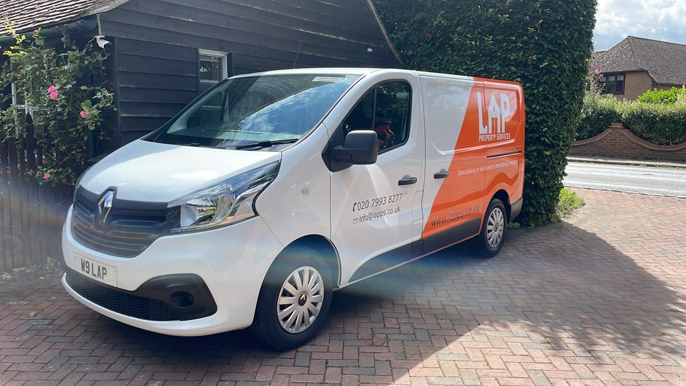 LAP Property Services van